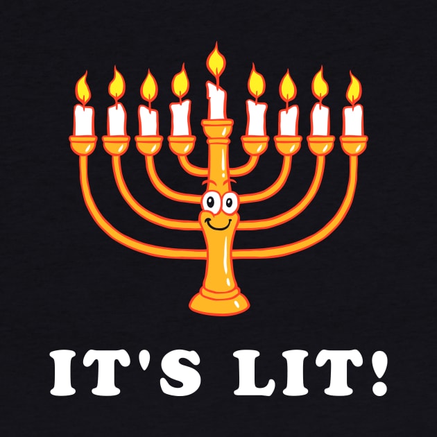 Hanukkah It's Lit by dumbshirts